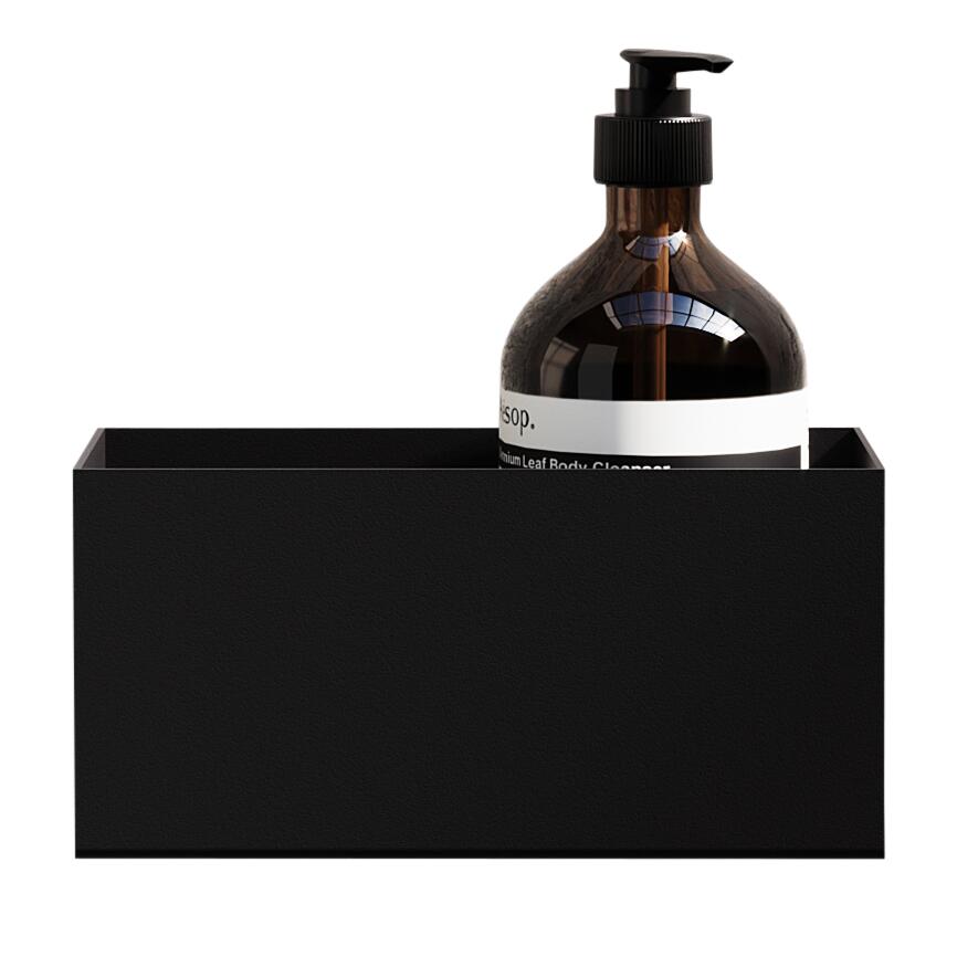 Bath hylde, L20 cm - sort